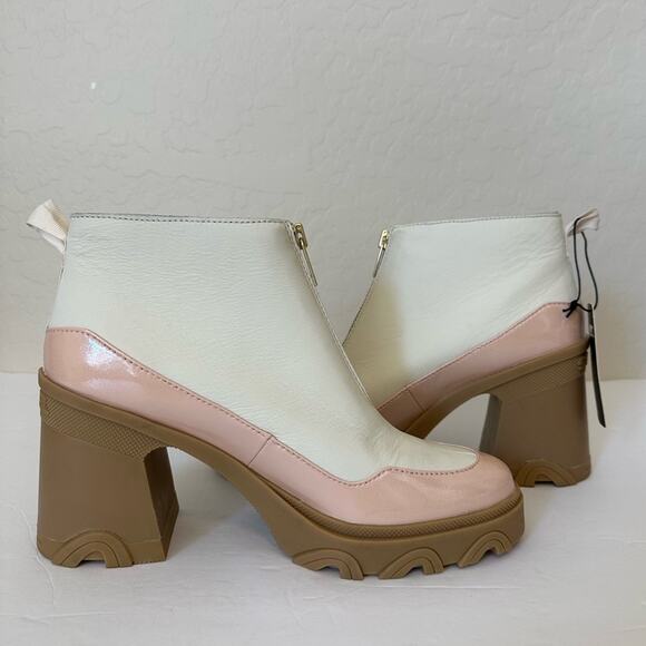 Sorel NEW Brex Heel Chelsea Boot in Natural, Pardox Pink Waterproof Size 11 - Picture 3 of 14